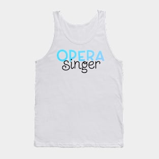 Opera Singer Blue Gradient Tank Top